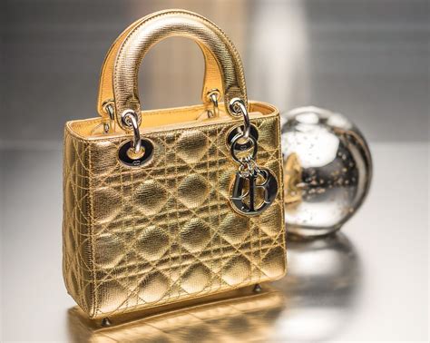 dior golden bag|christian dior lady handbag price.